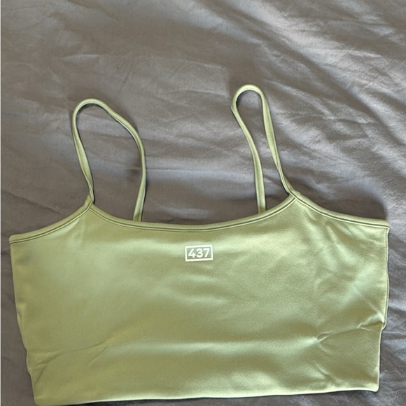 437 Micro Top in Matcha, Size Medium, Brand New - Picture 2 of 2